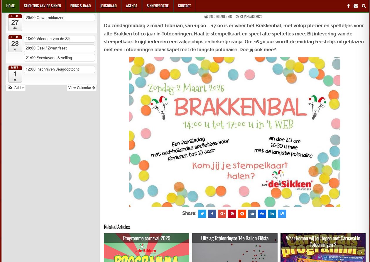 Brakkenbal Totdenringen