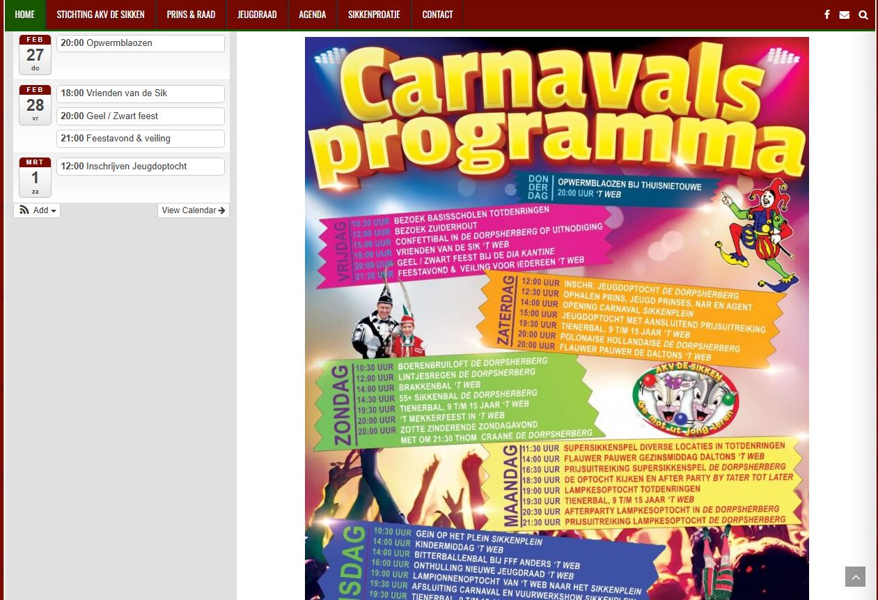 Programma Totdenringen
